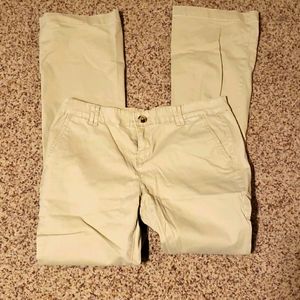 Mid-rise Bootcut Khaki Pants